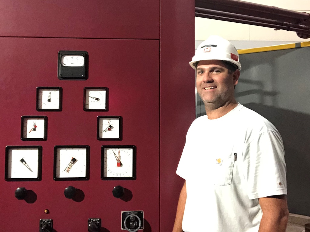 Andrew J. Brimm, senior operator at Cordell Hull Dam Powerplant, is the U.S. Army Corps of Engineers Nashville District Employee of the Month for May 2022. He is being lauded for actions taken to avert a power outage in several rural communities while operating Dale Hollow Dam Powerplant remotely April 25, 2022. (USACE Photo)