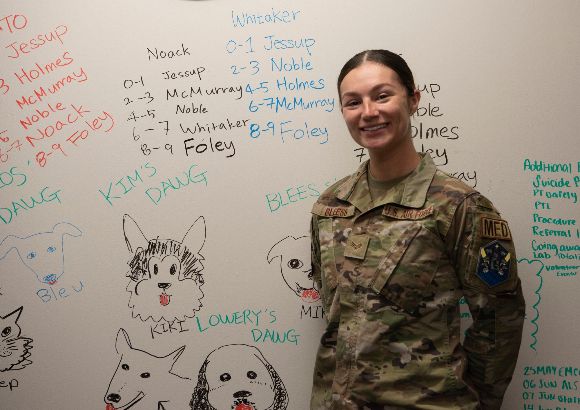 U.S. Air Force Senior Airman Brandie Bleess, 21st Medical Group, family health technician, is Peterson-Schriever Garrison’s June 2022 Outstanding Performer of the Month.