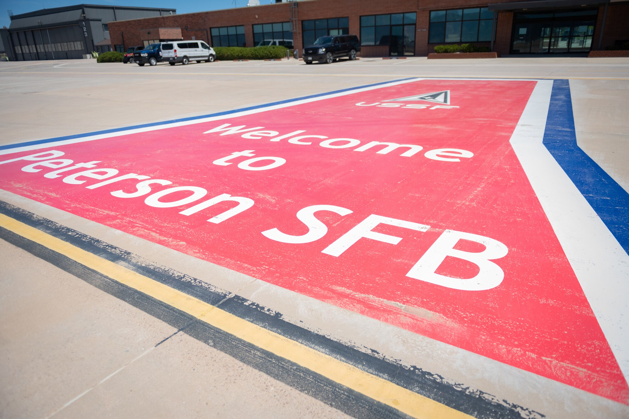 New painting at the Peterson flight line