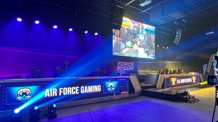 The gaming league was center stage at the inaugural FORCECON22 event at the new Tech Port Center and Arena in San Antonio May 28-29.