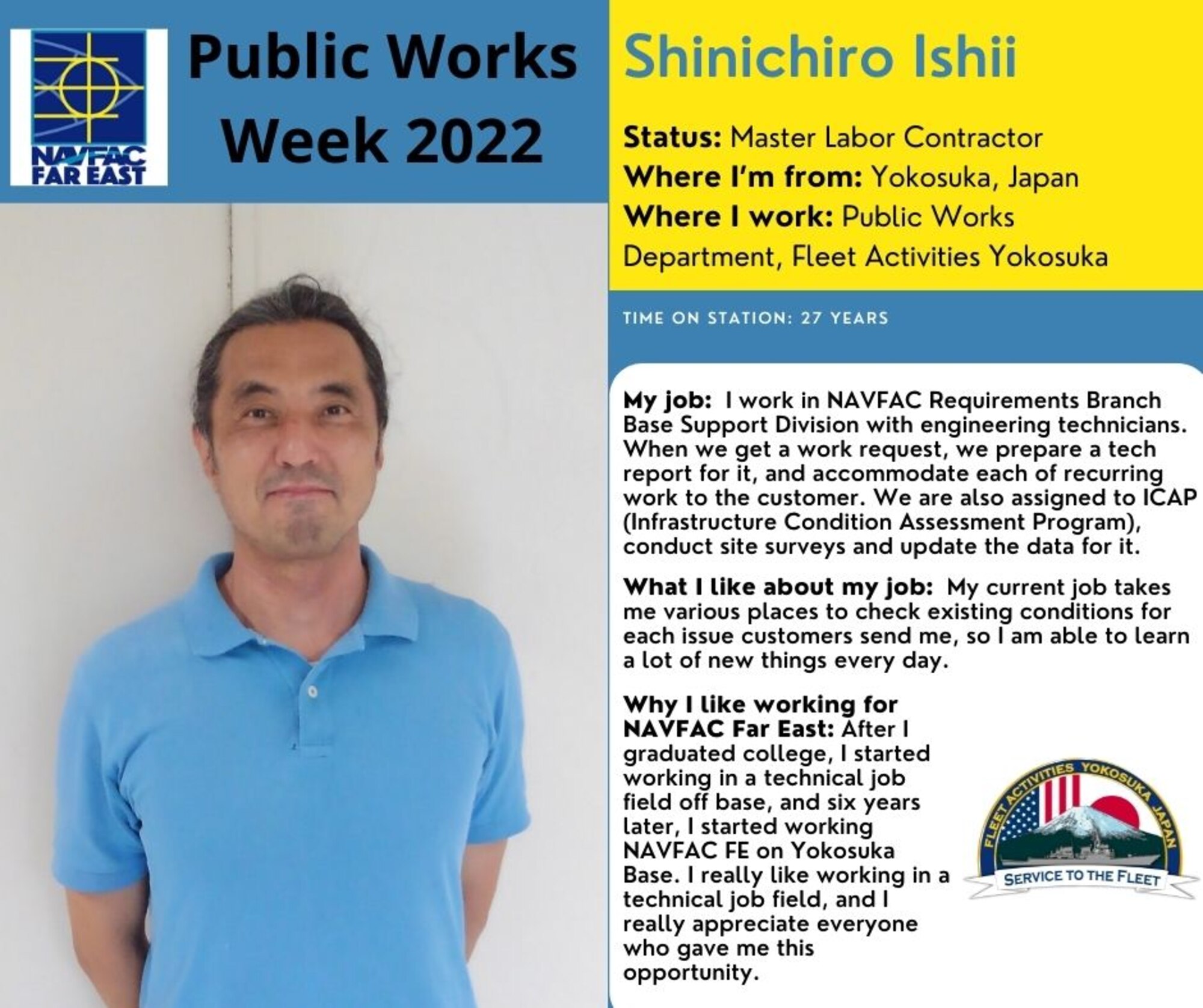 Public Works Week 2022: Shinichiro Ishii