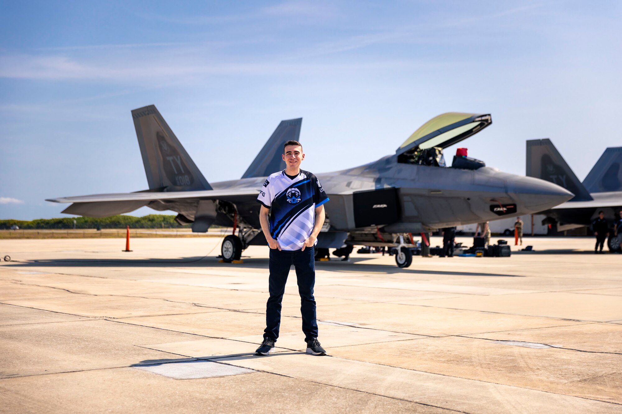 Senior Airman Angel Garcia competed in the Spring 2022 Season Department of the Air Force Gaming League Halo Finals.