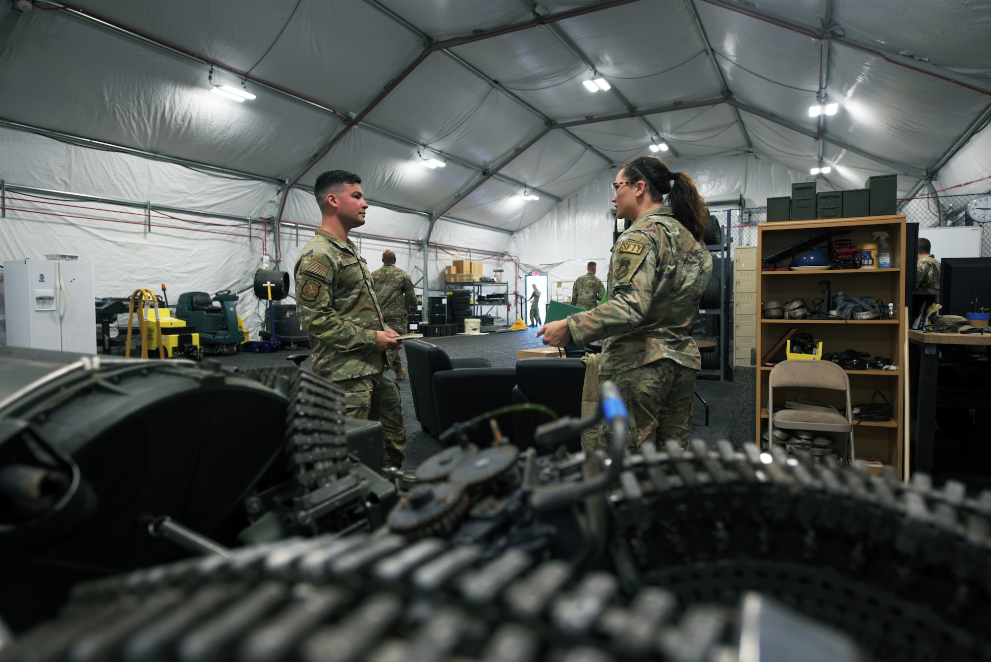 Airmen discuss safety