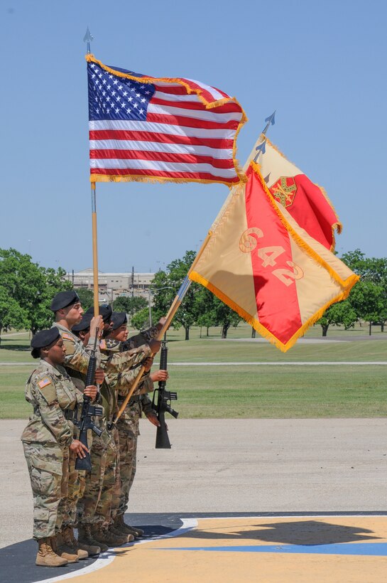 642nd Regional Support Group change of command ceremony