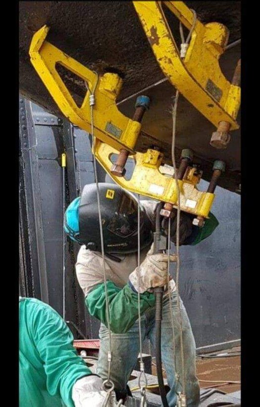 Metal Worker Welder Joey recently went above and beyond to design and complete a temporary floor for individuals working on the U.S. Army Corps of Engineers Wilmington District Dredge Currituck. 

This design not only removed a fall hazard, but also exemplified the future of additional yard work safety practices, as well as teamwork, which is a focal point of the Corps of Engineers Safety and Occupational Health Management System.  

Great job, Joey! Thank you for being safety conscious and demonstrating what it means to be a true safety advocate!
