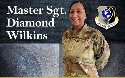 Master Sgt. Diamond Wilkins Warfighter Portrait graphic