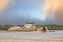 The Hurley is a 353-feet-long self-propelled dustpan dredge built for the U.S. Army Corps of Engineers in 1993. It can dredge to a depth of 75 feet and discharges material outside the navigation channel through a 32-inch diameter pipeline.