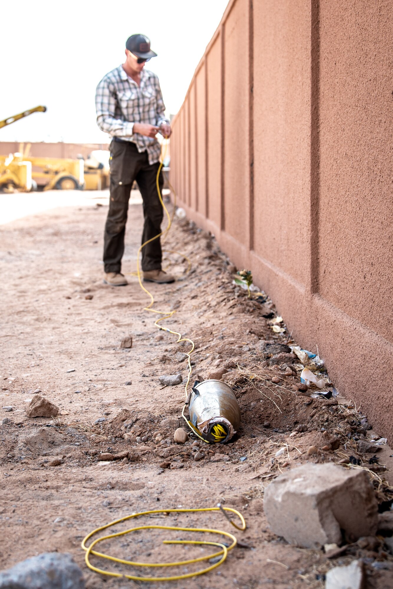 USAF explosive ordnance disposal technicians conduct joint training with Nigerien Armed Forces