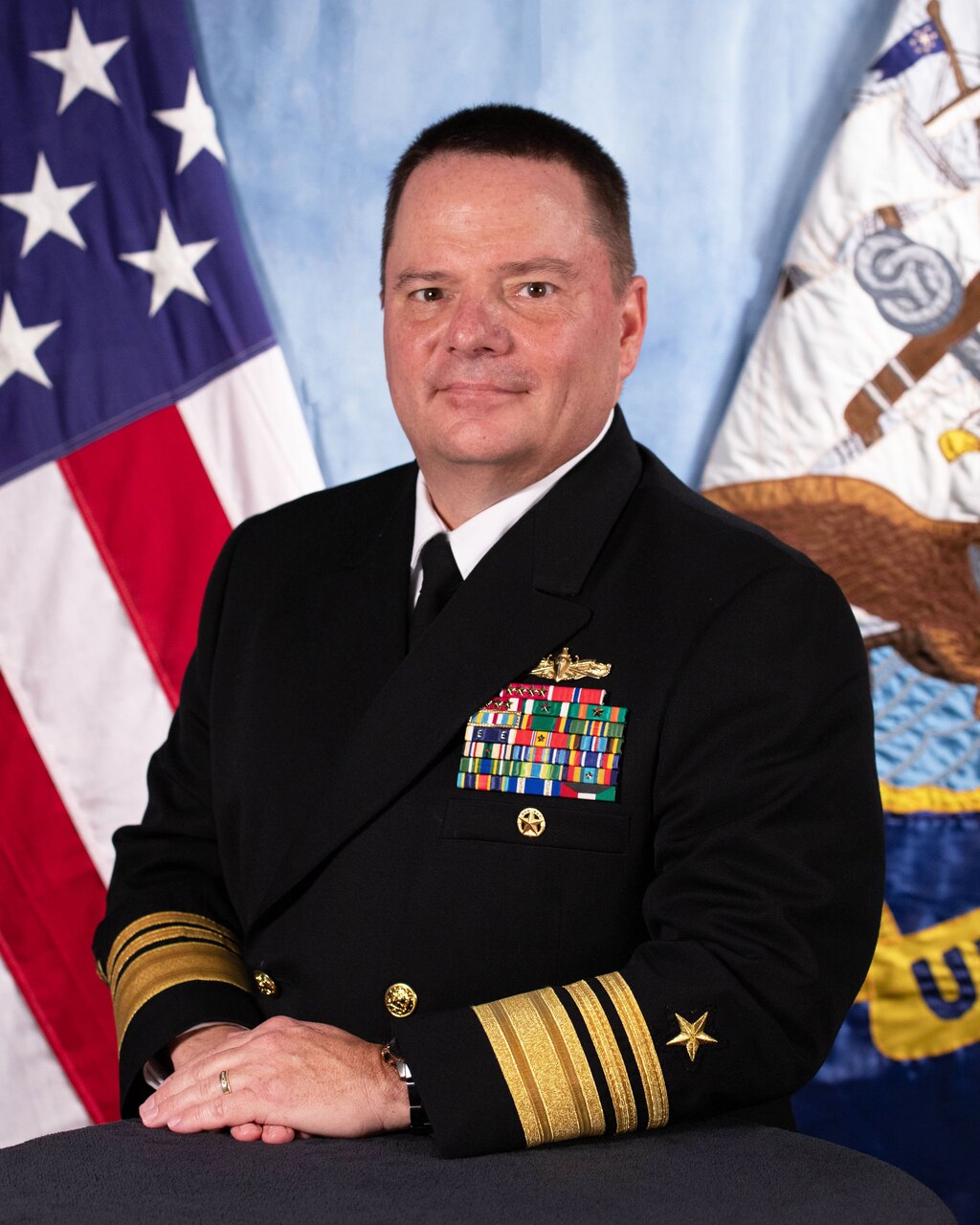 Vice Admiral Rick Cheeseman > United States Navy > BioDisplay