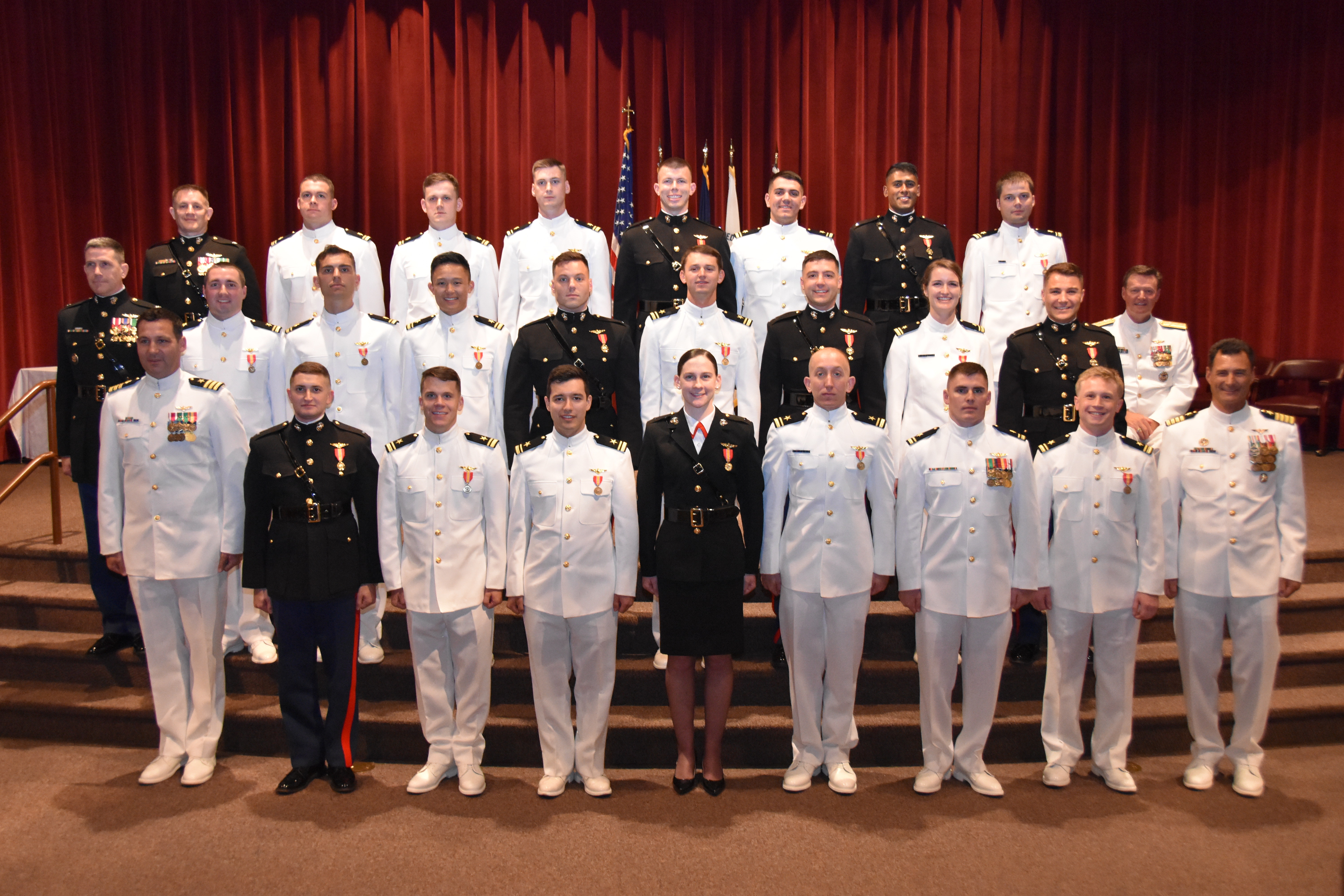 Naval aviators receive wings of gold