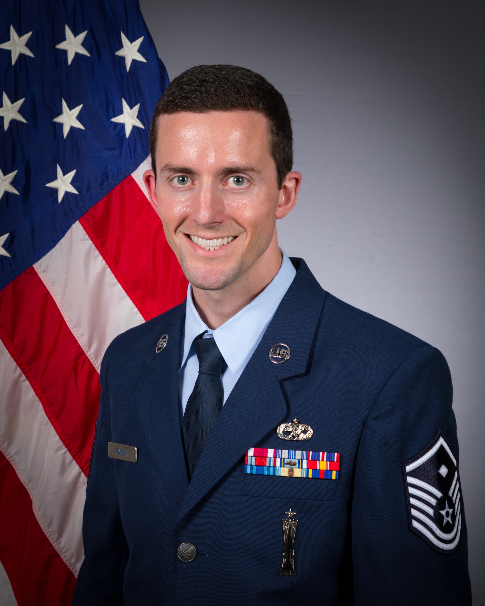 Master Sgt. Joshua Baker is the first sergeant for the 477th Maintenance Squadron.