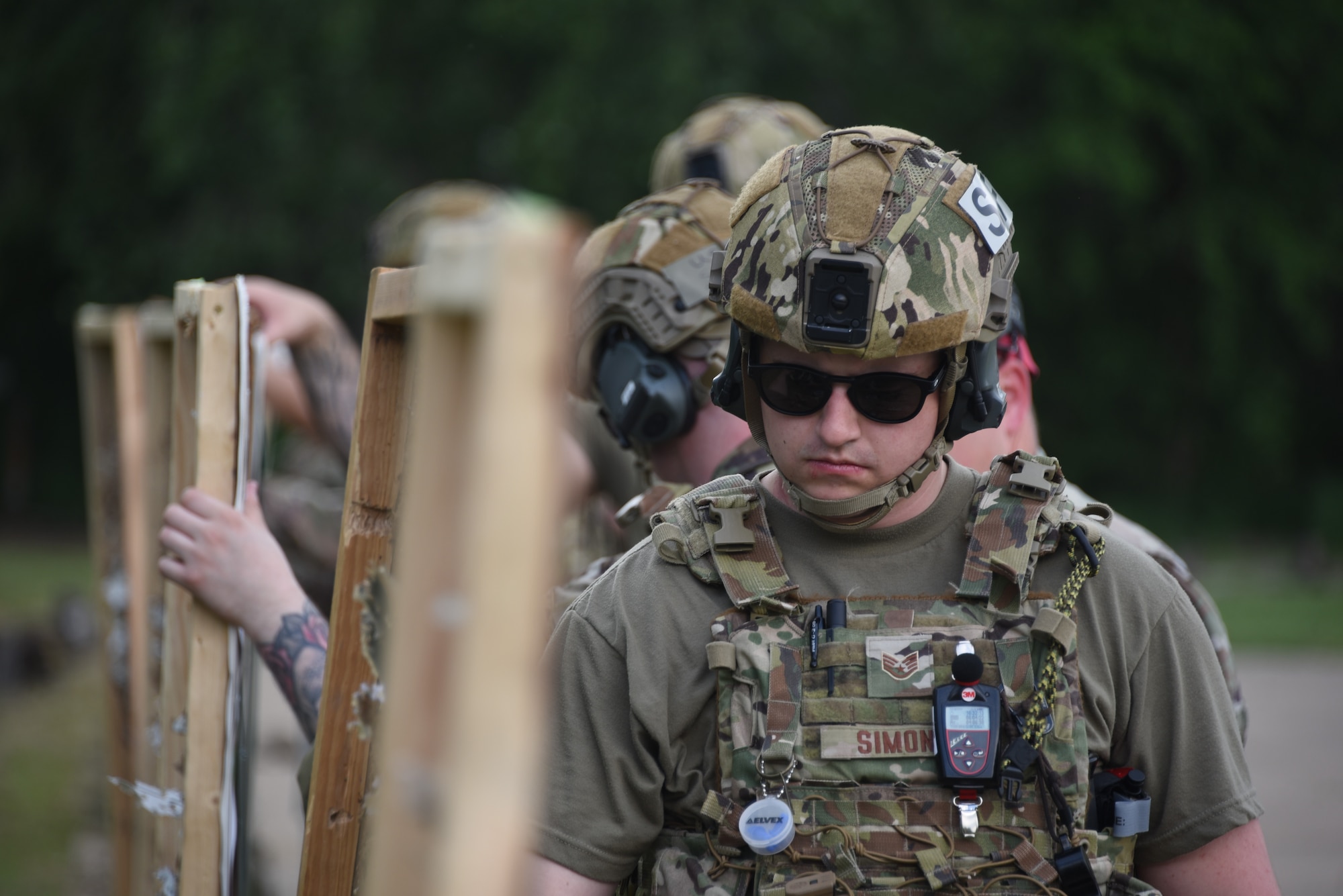Security Forces Member Changes Target