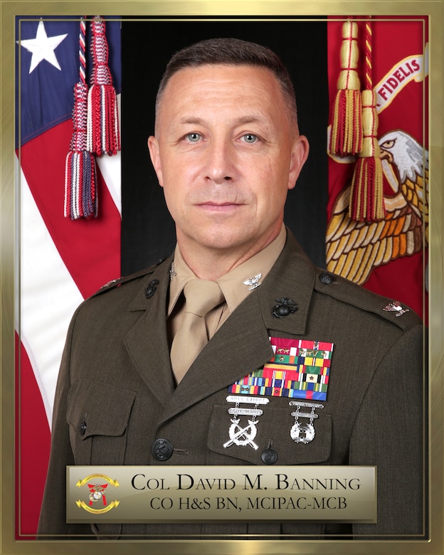 Col. David M. Banning bio photo