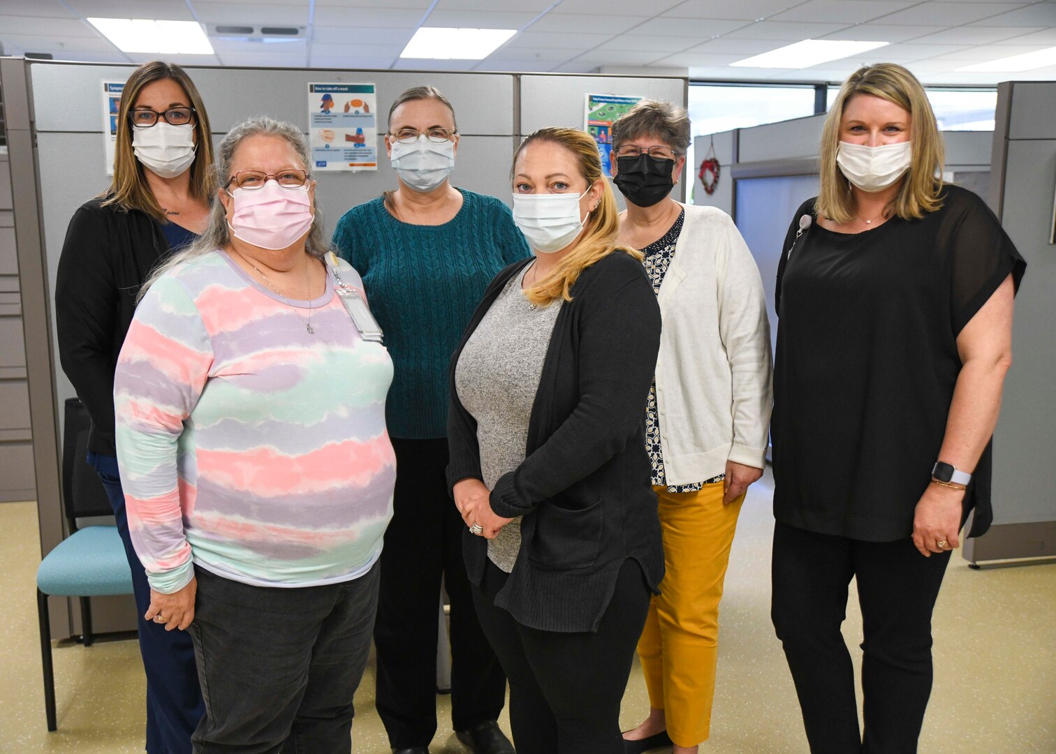 Members of Naval Medical Center Camp Lejeune's Case Management Department pose for a photo during Nurses Week in 2021. NMCCL currently has 29 case managers within the department.