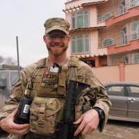 Soldier in Kabul, Afghanistan