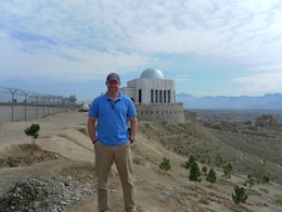 Soldier in civilian clothes in Afghanistan