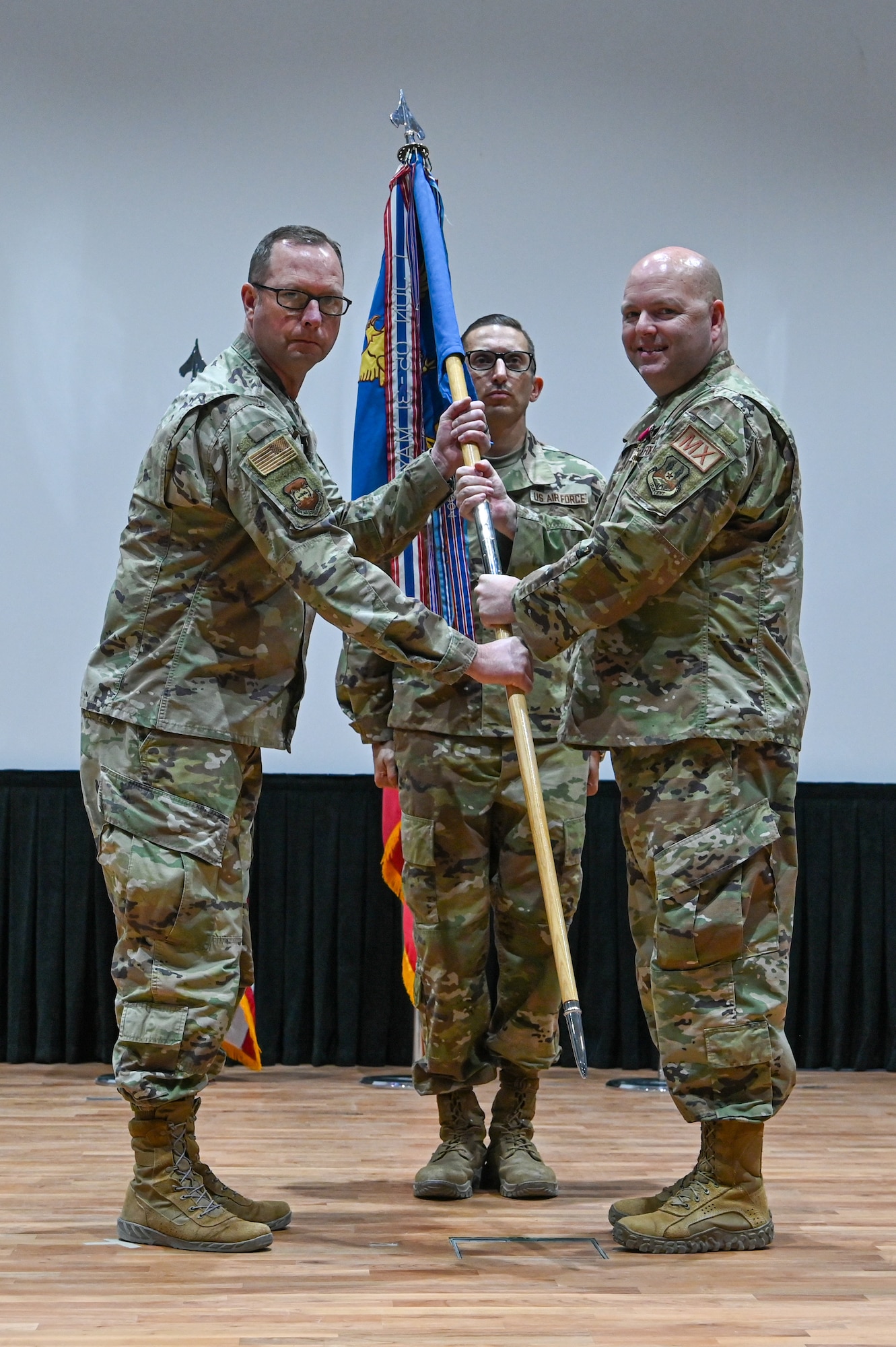 The 386th Expeditionary Maintenance Group was inactivated May 30, 2022, the first group level inactivation ceremony for the 386th Air Expeditionary Wing.  It’s a monumental shift from the expeditionary group construct to the Air Staff model.