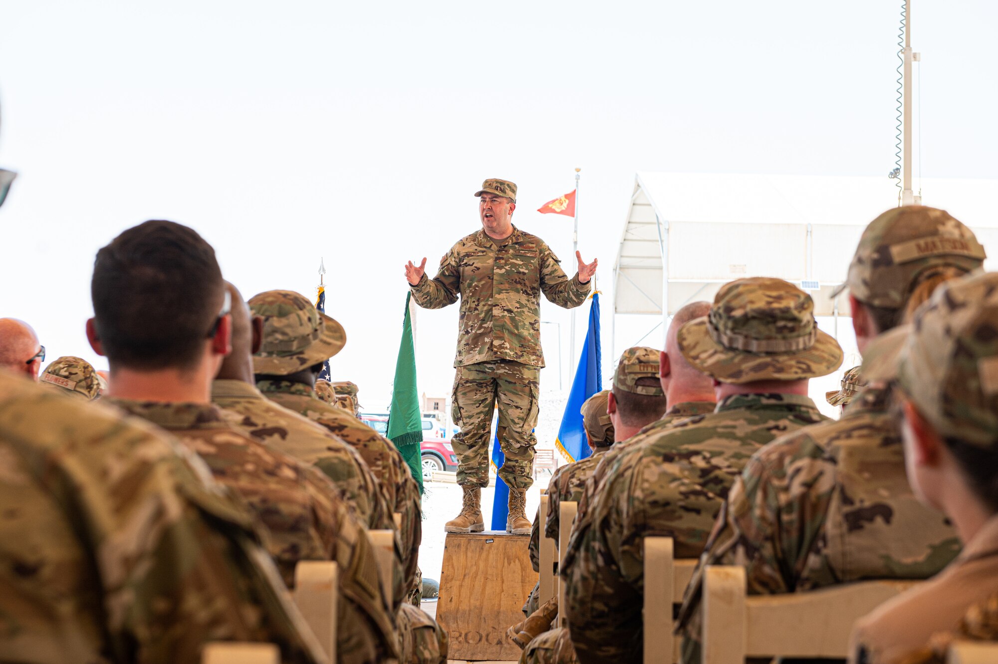 378th leadership encourages service members with purpose and mission