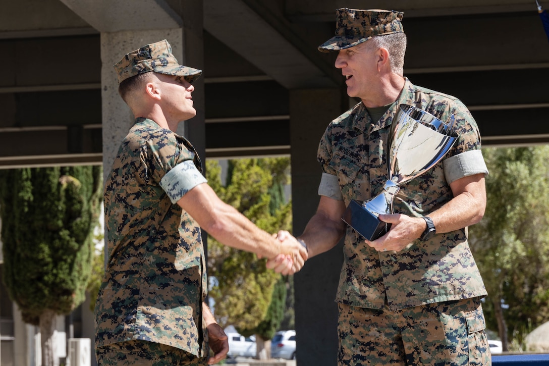 U.S. Marine Sgt. Zarzyck Camp Pendleton Male Marine Athlete of 2022