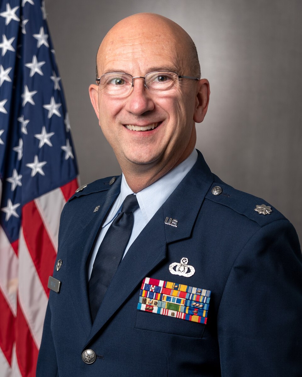 Airman posing for portrait.