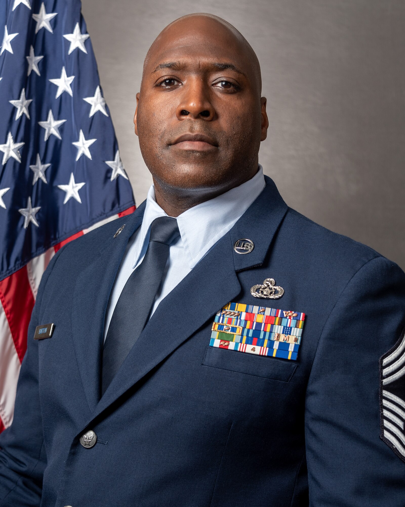 Airman posing for portait.