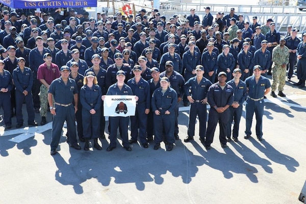 USS Curtis Wilbur 2021 Bloodhound Winners