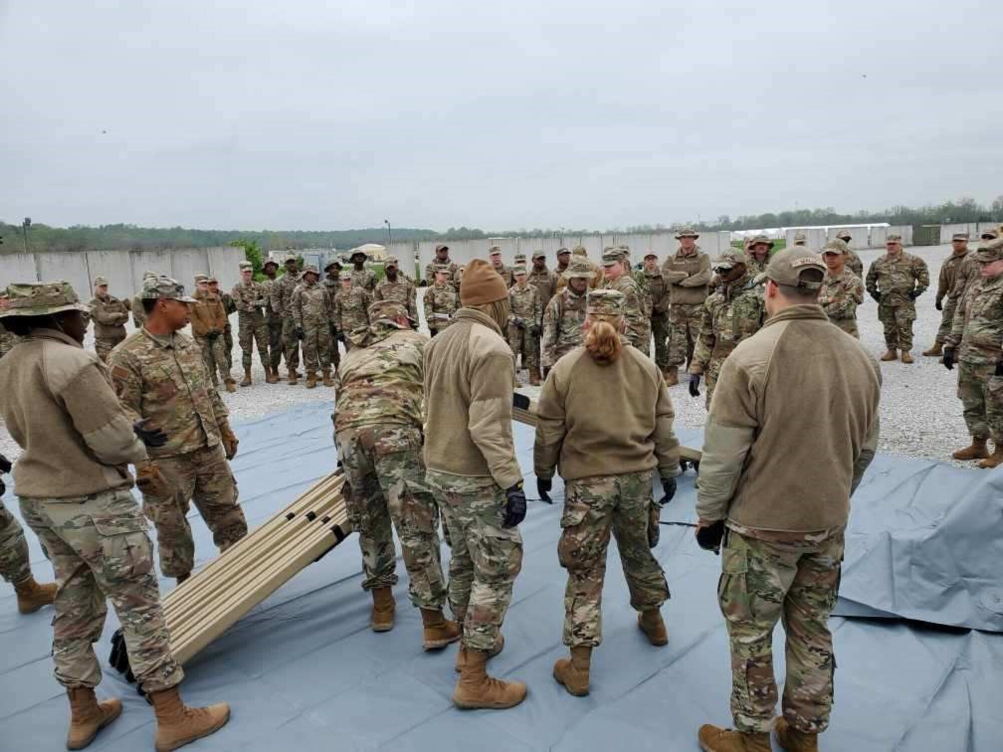 Courtsey Photo of 81st Medical Group Airmen participating in readiness exercise.