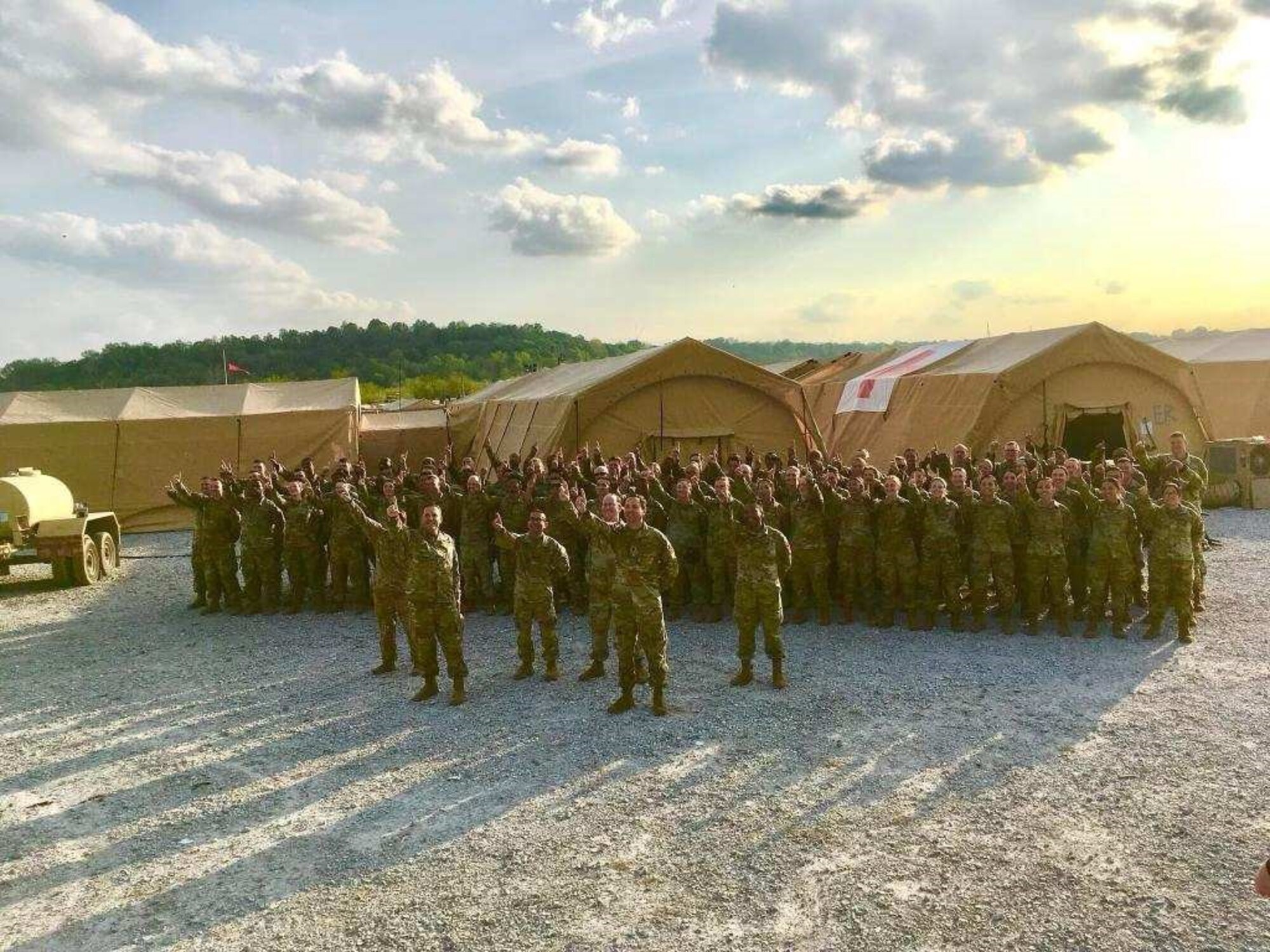 Courtsey Photo of 81st Medical Group Airmen participating in readiness exercise.