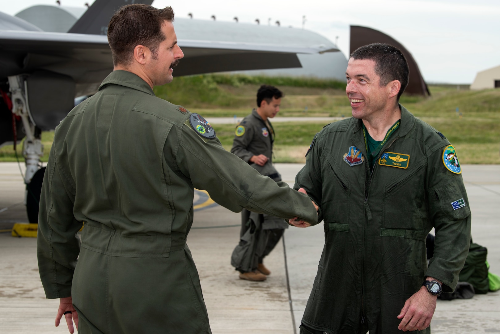 U.S. Air Force Lt. Col. Christopher White, 315th Fighter Squadron commander, deployed to Spangdahlem Air Base, Germany, reached his 1,000th flight hour milestone in the F-35A Lightning II aircraft June 3, 2022.