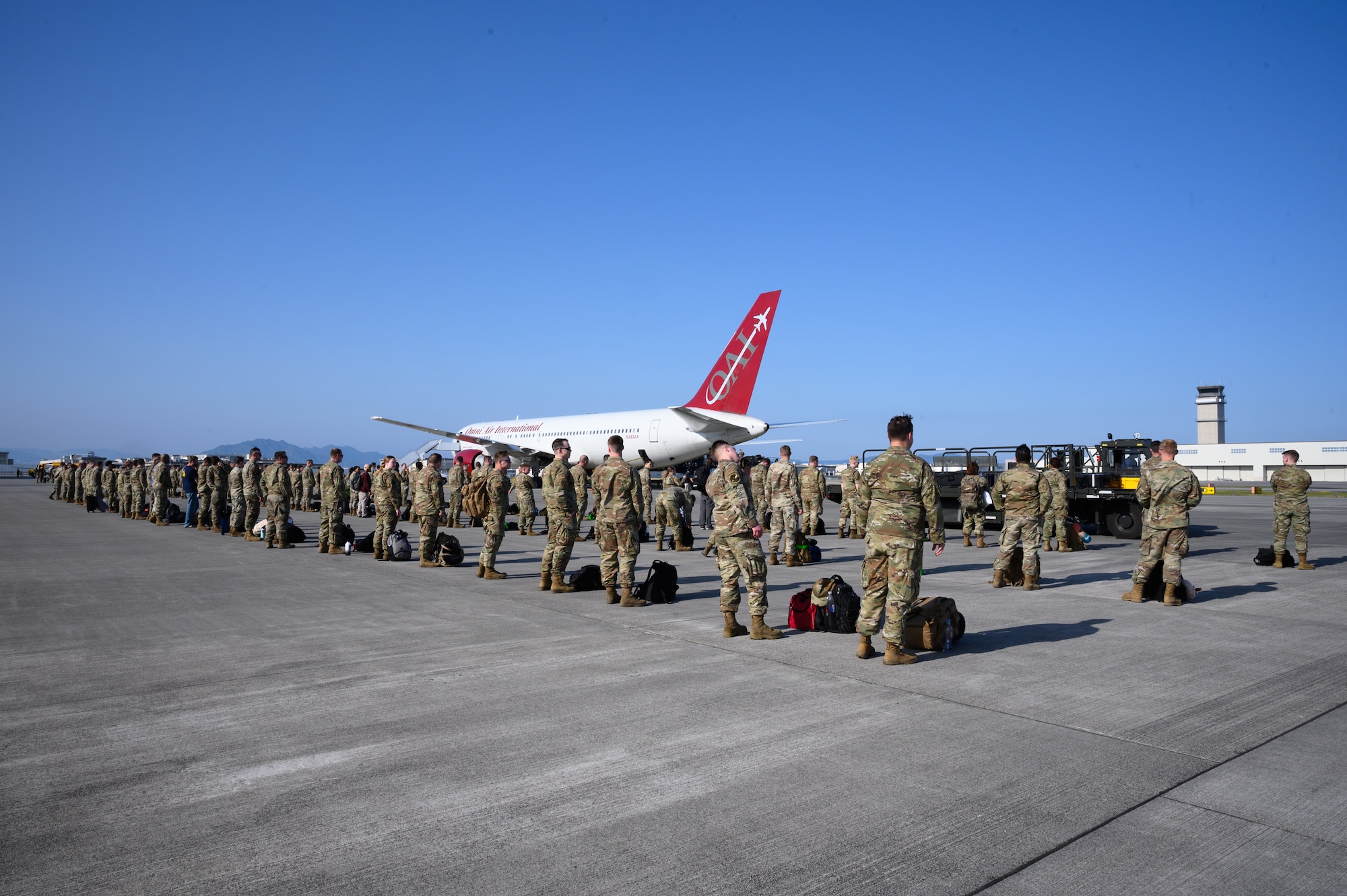 A U.S. Air Force F-35A Lightning II assigned to the 356th Expeditionary Fighter Squadron, 354th Air Expeditionary Wing taxis on the runway upon arrival at Marine Corps Air Station Iwakuni, Japan, for Agile Combat Employment training, June 4, 2022. Initiatives like ACE underscore the investment, interoperability and access required to strengthen force posture. (U.S. Air Force photo by Senior Airman Jose Miguel T. Tamondong)