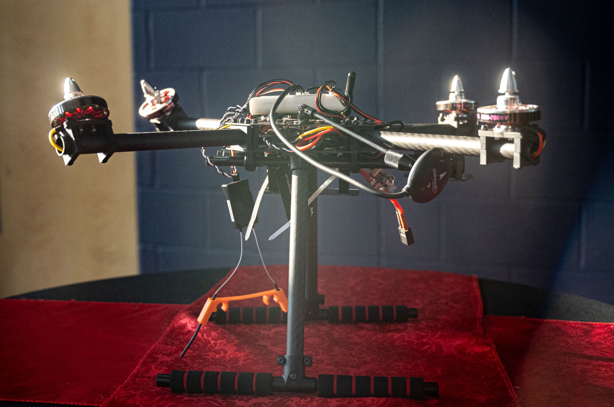 A photo of a drone.