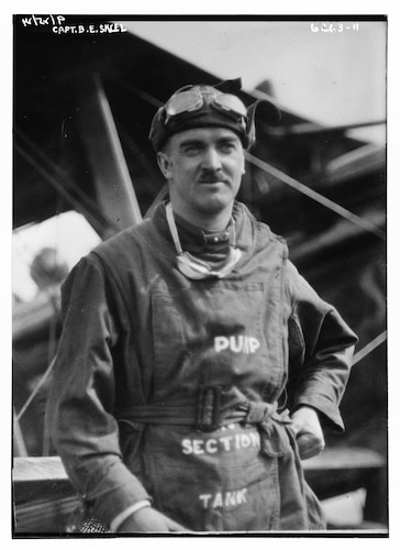 Capt. Burt Skeel, was commander of the U.S. Army Air Service 27th Pursuit Squadron at Selfridge Field, Michigan, and regarded as one of the best pilots in the country in the early 1920s.