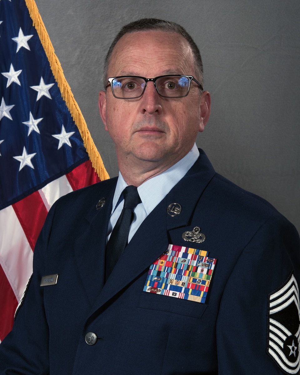 Airman posing for portrait.