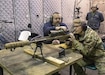 U.S. Army Contracting Command (ACC), Commanding General, Brig. Gen. Christine Beeler receives instruction on the precision sniper rifle while visiting Picatinny Arsenal, April 12.

U.S. Army photo by Todd Mozes