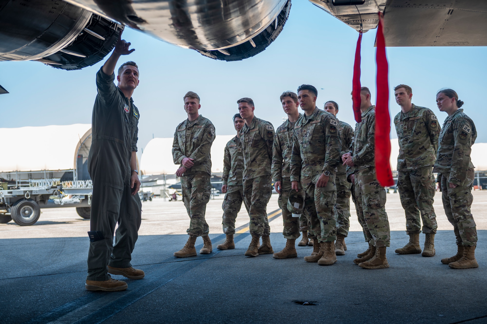 Cadets are provided with a comprehensive education focused on the profession of arms and coupled with military and athletic training experiences. (U.S. Air Force photo by Senior Airman Kylie Barrow)