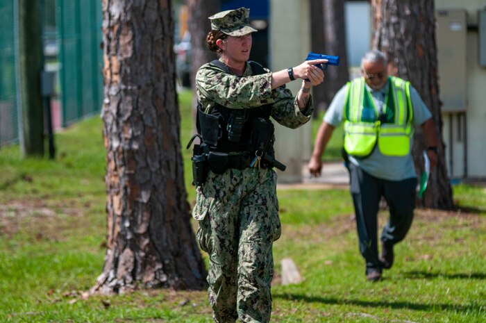 On June 07, 2022, Naval Support Activity Panama City participated in a base wide security exercise. These types of exercises help ensure the members of the NSA Panama City team are properly trained and maintain mission readiness and success.