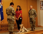 Four-legged major brings joy to Brooke Army Medical Center