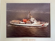 Nice color overhead shot of USCGC EDISTO