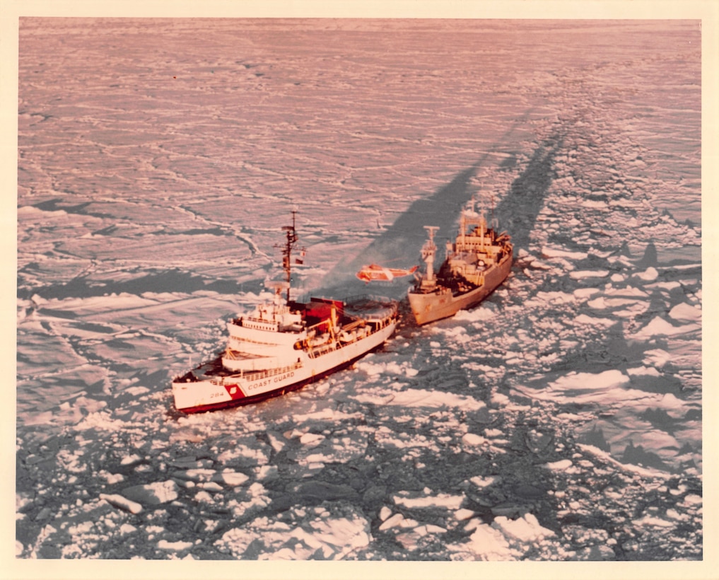 Nice color overhead shot of USCGC EDISTO