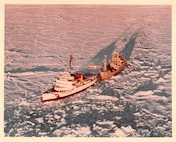 Nice color overhead shot of USCGC EDISTO