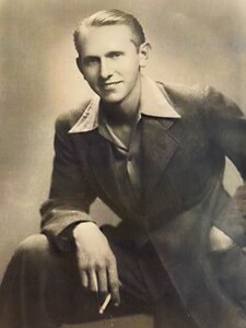 Douglas A. Munro in a portrait photograph as a civilian