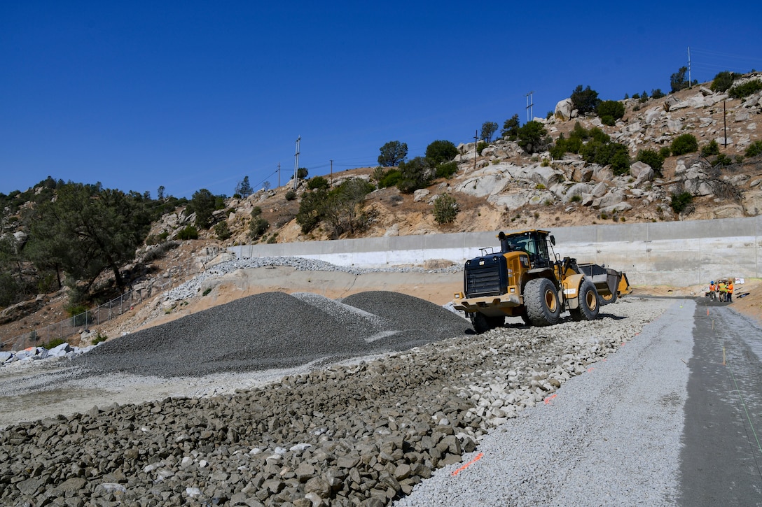 Isabella Dam Construction Progress April 2022