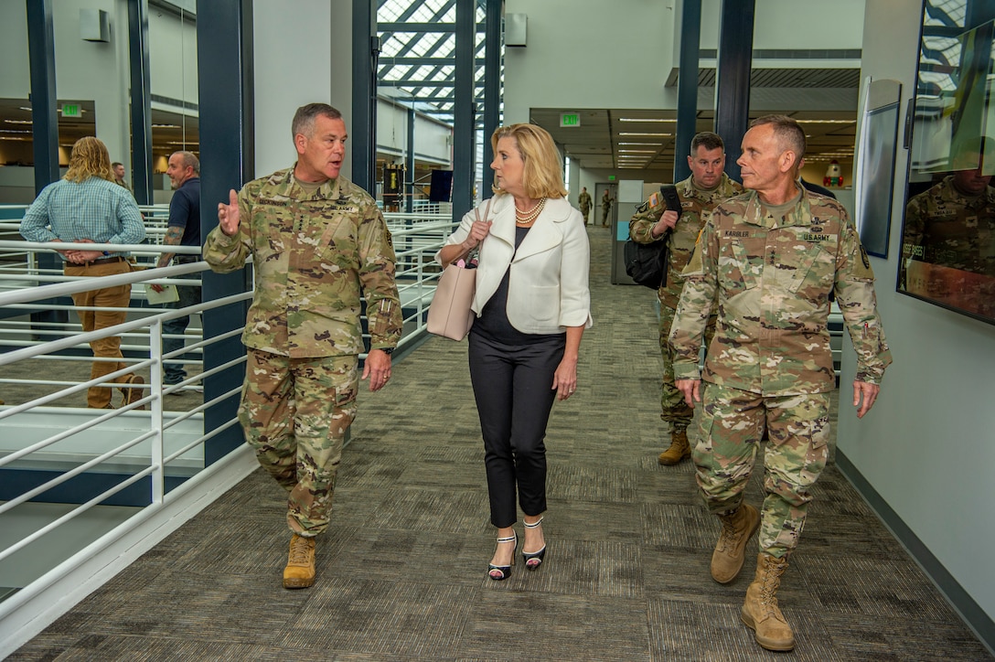 Secretary of the Army visits USSPACECOM