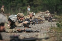 Alaska Army National Guardsmen compete in a long range rifle event during the 2022 Alaska National Guard Adjutant General Match held at Joint Base Elmendorf-Richardson, Alaska, June 1, 2022. Twenty teams competed in this year’s Adjutant General’s Match to earn their place on the Governor’s Twenty marksmanship team. (Alaska National Guard photo by Pvt. Caleb Lawhorne, 134th Public Affairs Detachment)