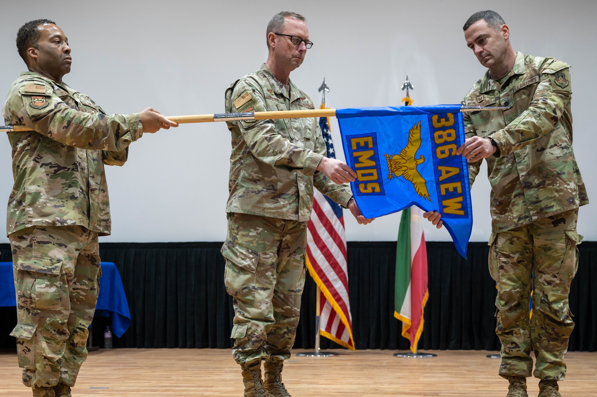 After 21 years, the 386th Expeditionary Medical Group was inactivated May 30, 20221, as the 386th Air Expeditionary Wing shifts from an expeditionary group construct to the Air Staff model.