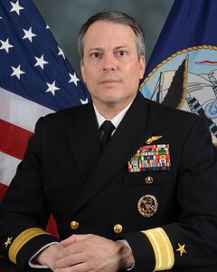 Official Studio photo for Rear Adm. Paul C. Spedero, Jr., Commander, Carrier Strike Group Eight