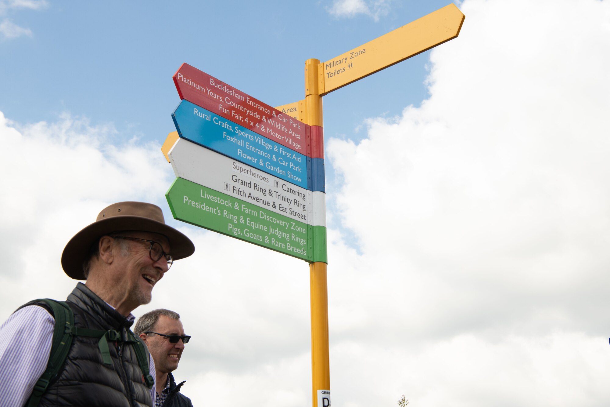 A local spectator views a display at the Suffolk Show event at Ipswich, England, June 1, 2022.