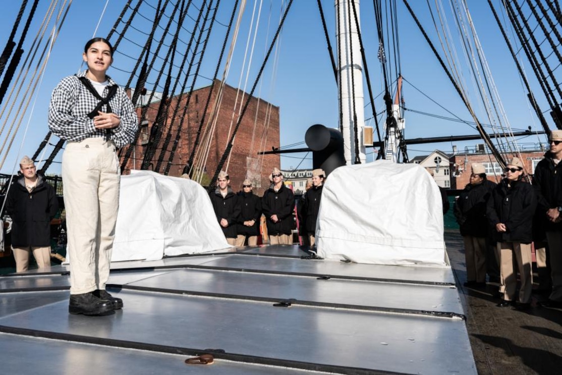 ODS tours USS Constitution