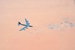 U.S. Air Force B-52 Stratofortress, assigned to the 5th Bomb Wing conducts a presence patrol mission with coalition and regional partners across the U.S. Central Command area of responsibility June 8, 2022. Presence patrol missions demonstrate the U.S.-led coalition’s commitment to promoting reginal stability. (U.S. Air Force photo by Staff Sgt. Ashley Sokolov)