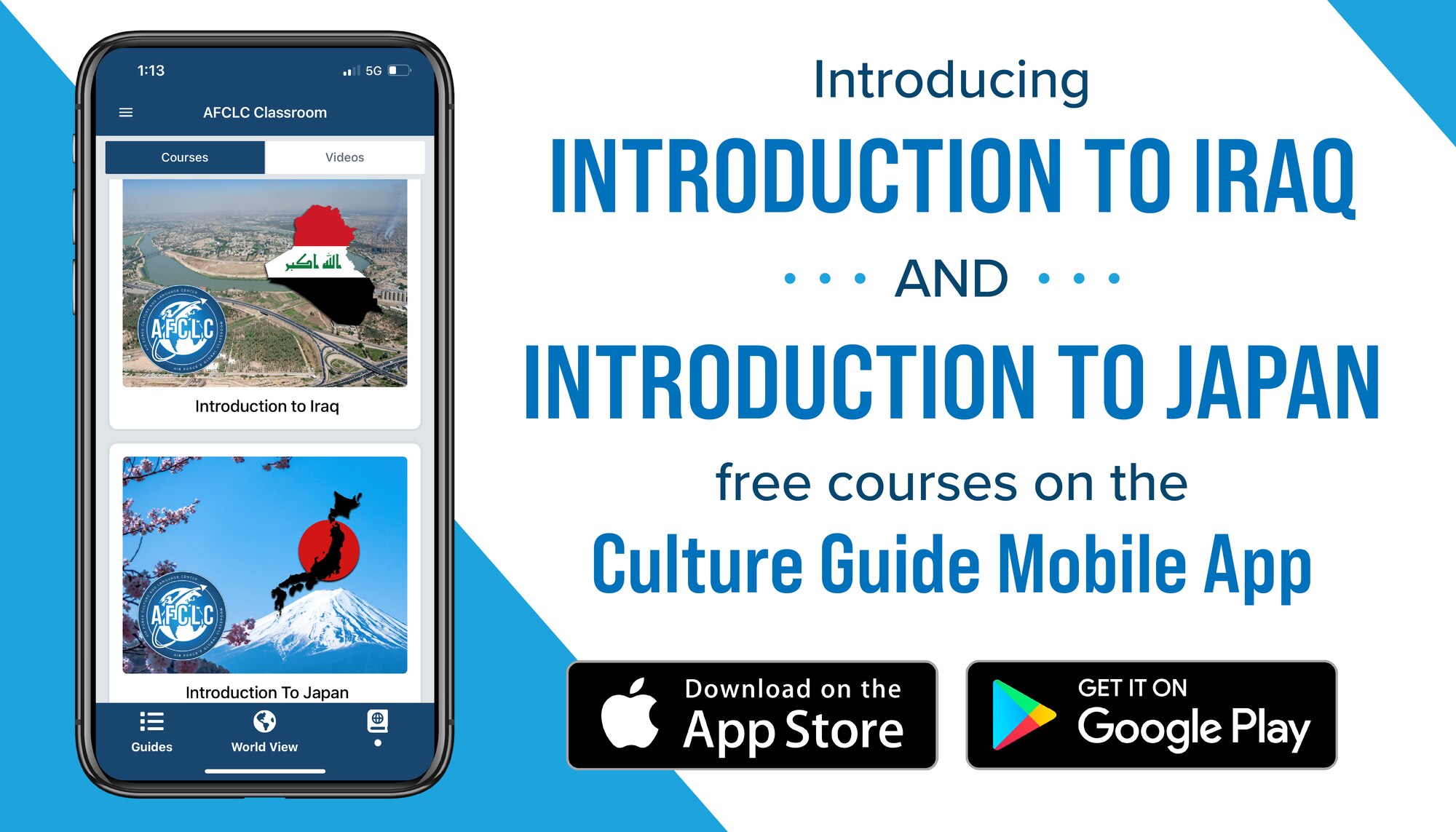 The Culture Guide mobile app is available in the App Store and Google Play and is safe for Department of Defense devices. More than 27,000 users are already utilizing the tools and resources available in the app. For more information, visit https://www.airuniversity.af.edu/AFCLC/.